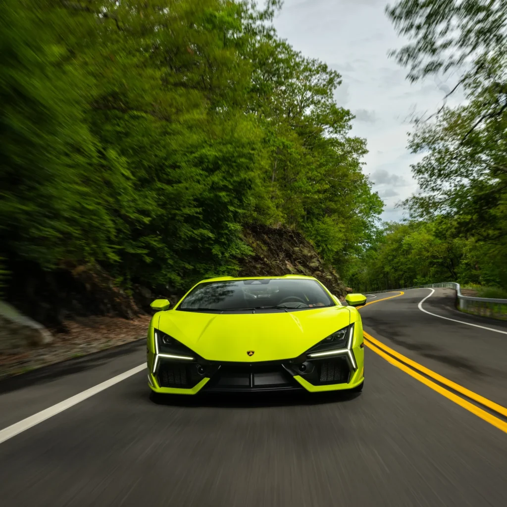 Lamborghini on road